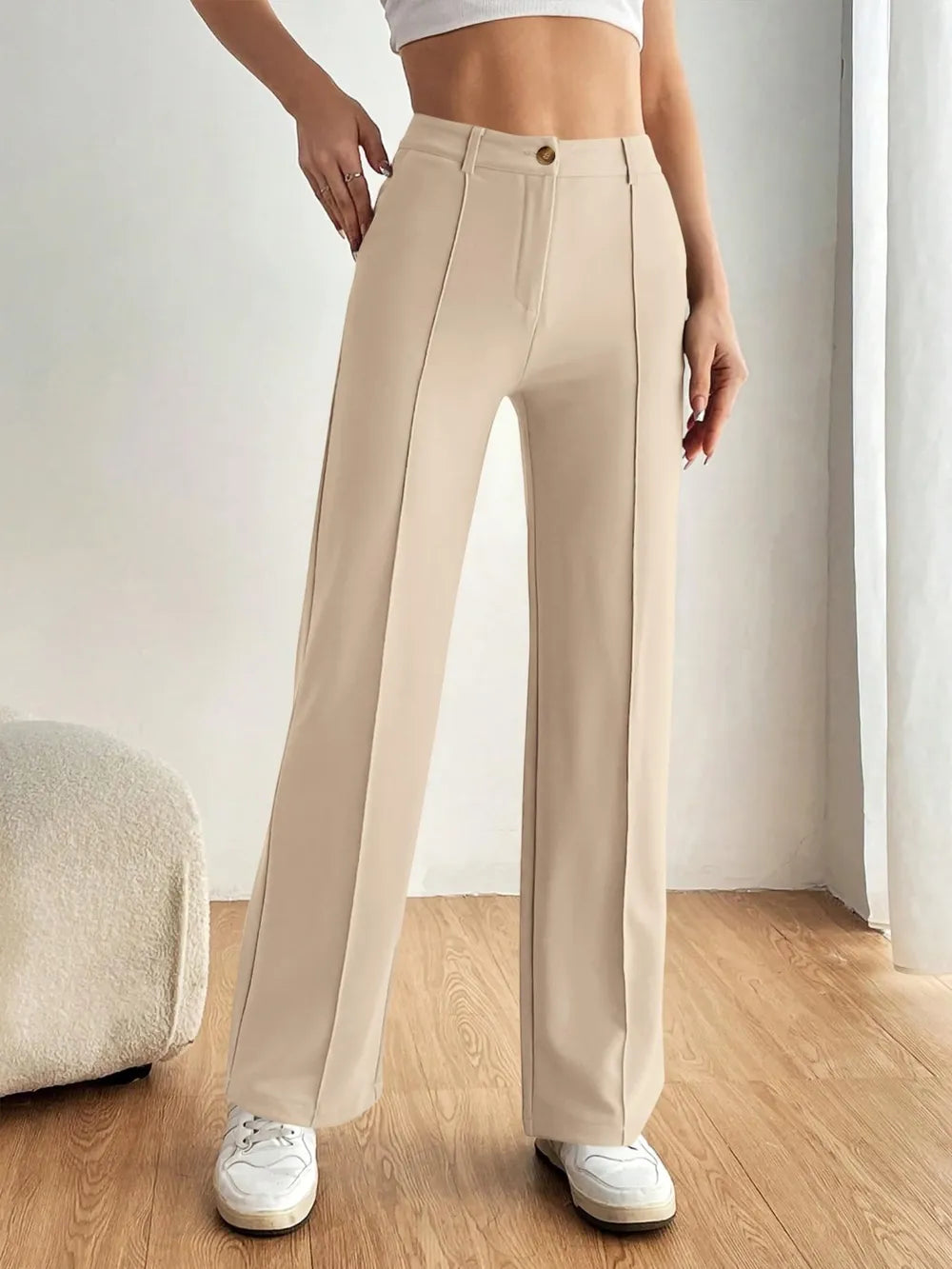 High Waist Wide Leg Pants