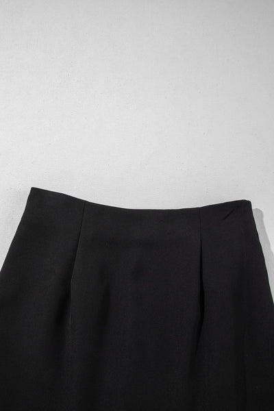 Rhinestone Bow Wrap High Waist Mini Skirt