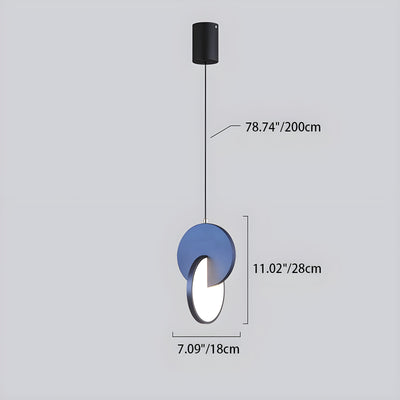 EclipseLuxe Light – Skandinavische Runde Pendelleuchte