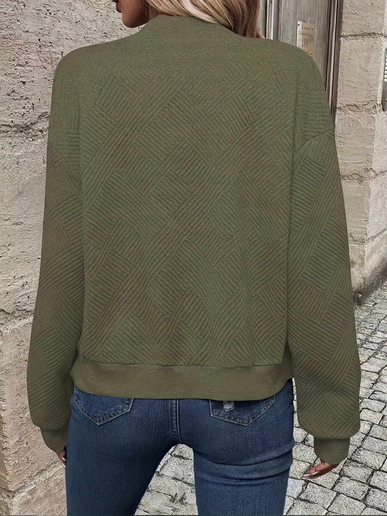 Lässige Reißverschlussjacke für Damen