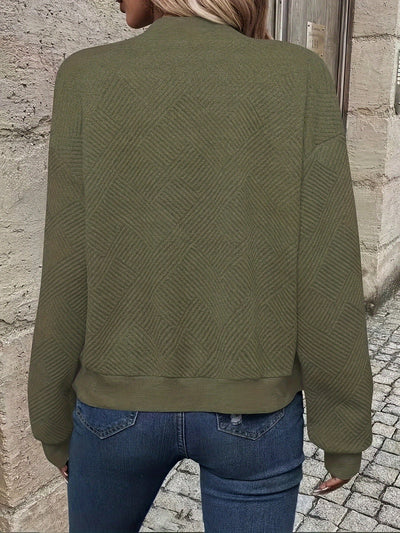 Lässige Reißverschlussjacke für Damen