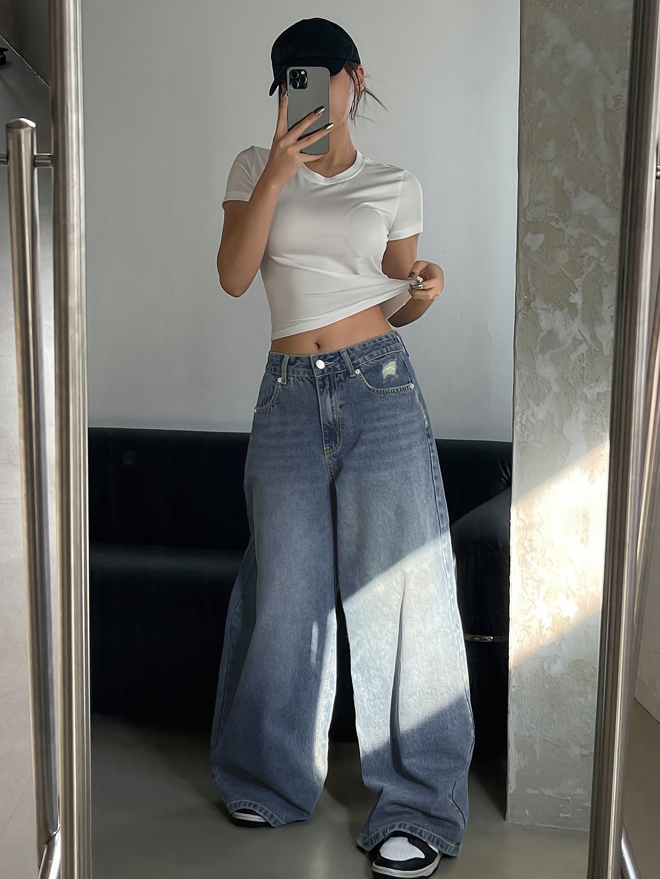 Baggy Jeans Damen | Weit Geschnitten Mit Hoher Taille