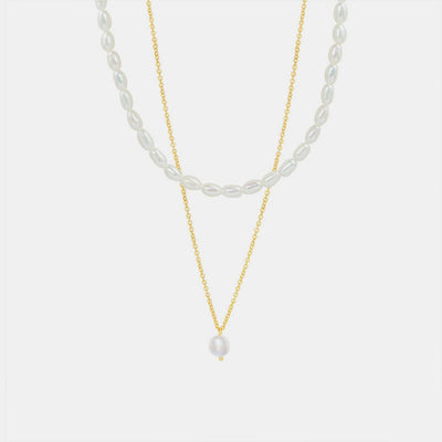 Double-Layered Freshwater Pearl Necklace