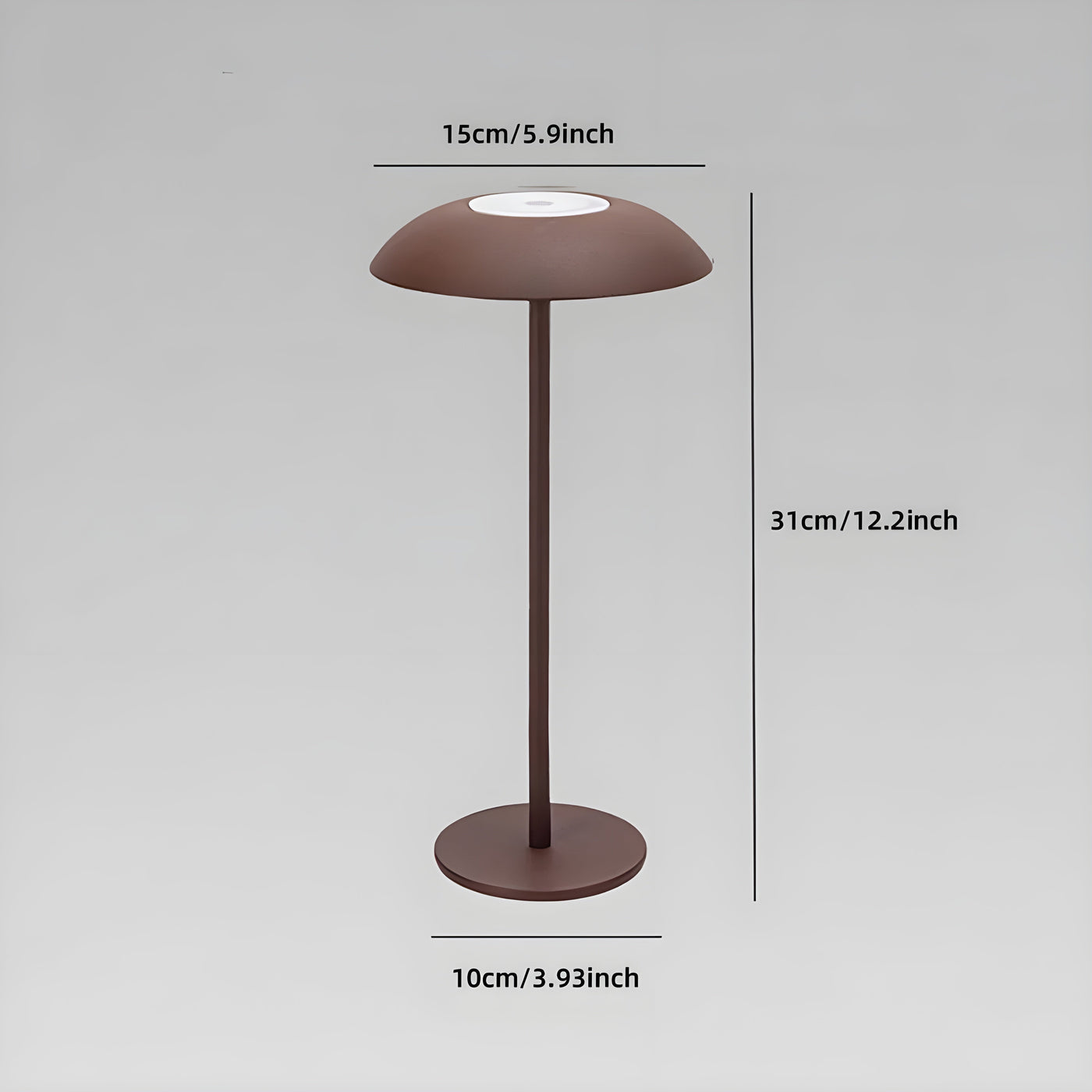 AmberHalo Lampe - Retro USB-Ladende LED Touch Schreibtischlampe