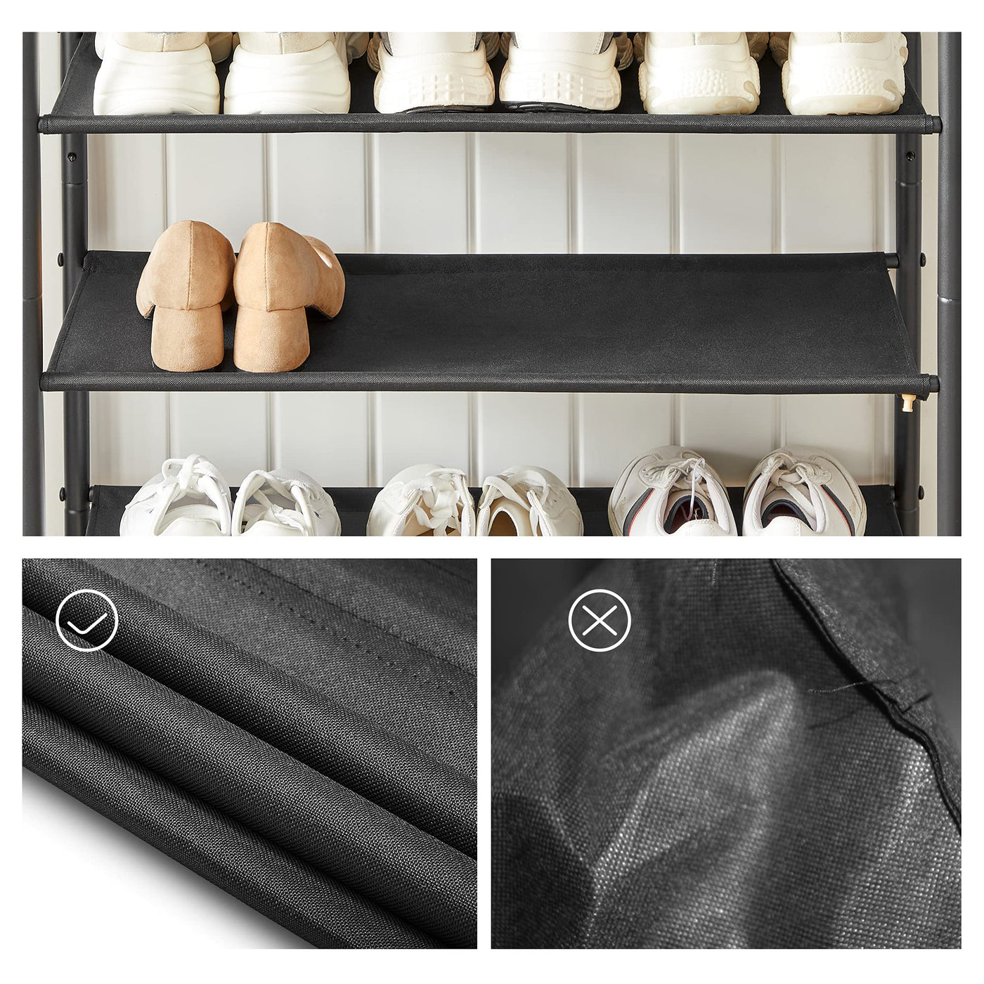 NeatNest Rack – Modernes 4-stufiges Schuhregal