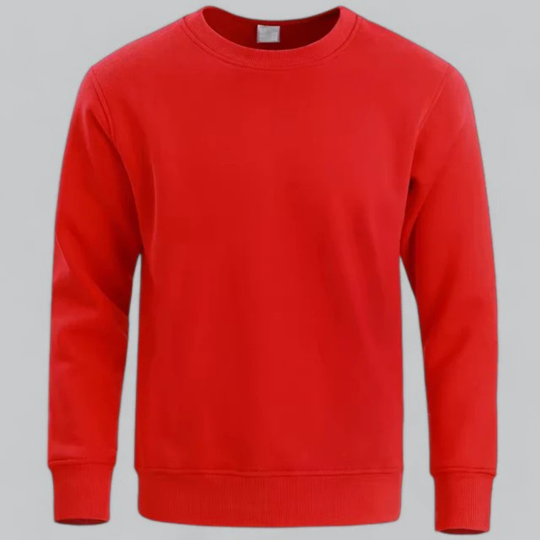 Herren Rundhalsausschnitt Sweatshirt | Langarm