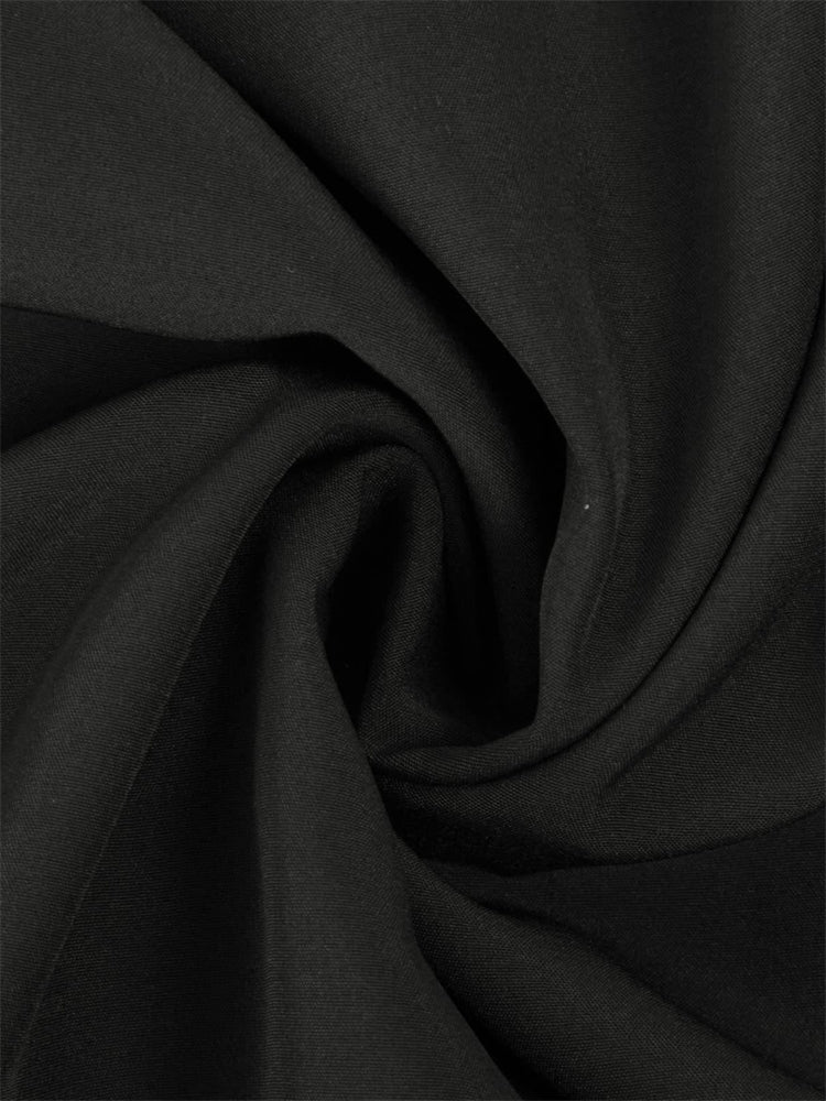 Gothic Adjustable Elastic Waist Ruffle Cake Maxi Skirt