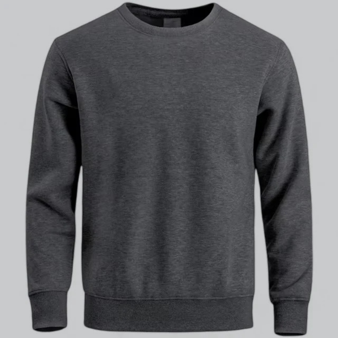 Herren Rundhalsausschnitt Sweatshirt | Langarm