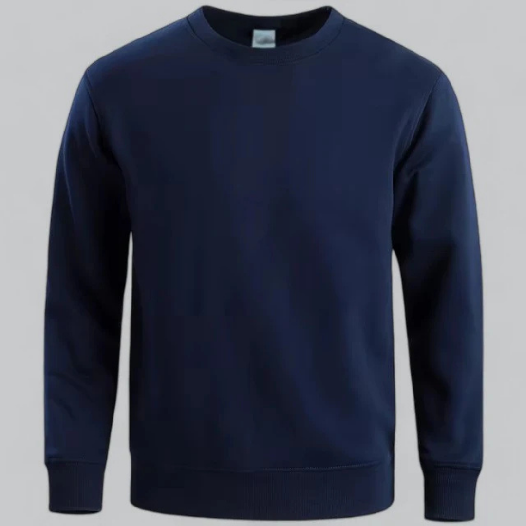 Herren Rundhalsausschnitt Sweatshirt | Langarm