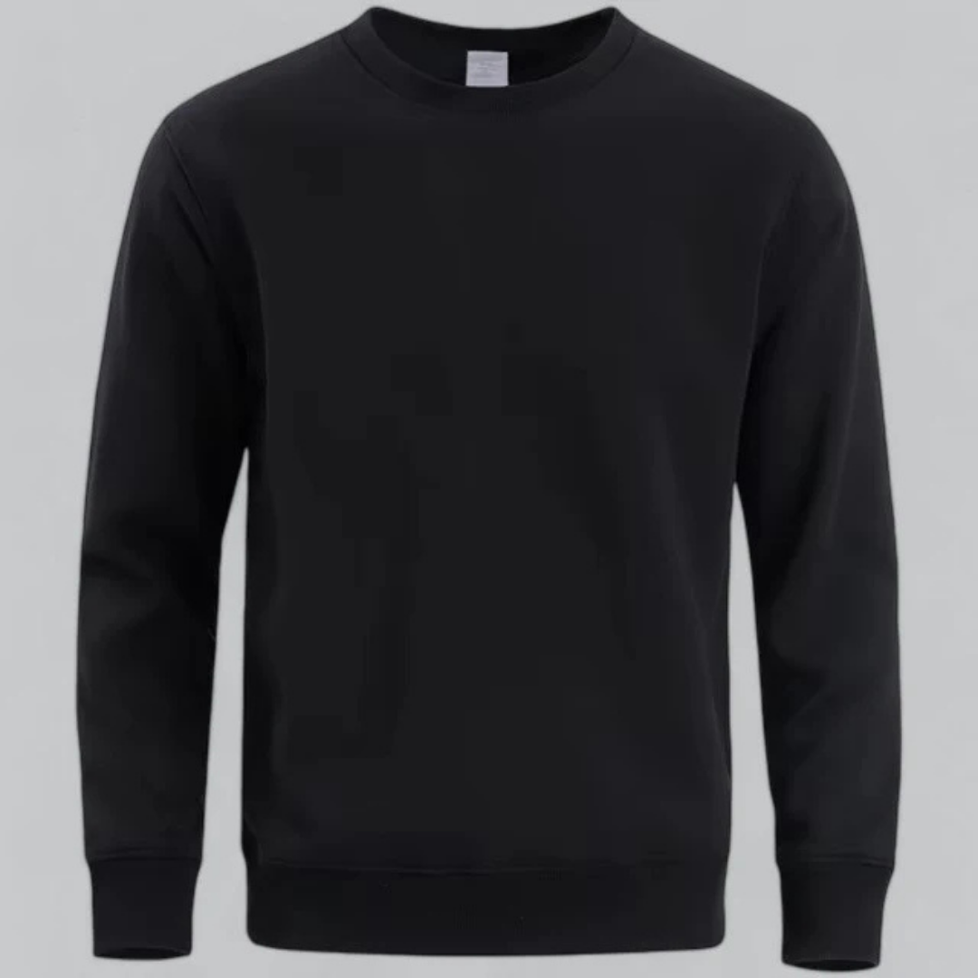 Herren Rundhalsausschnitt Sweatshirt | Langarm