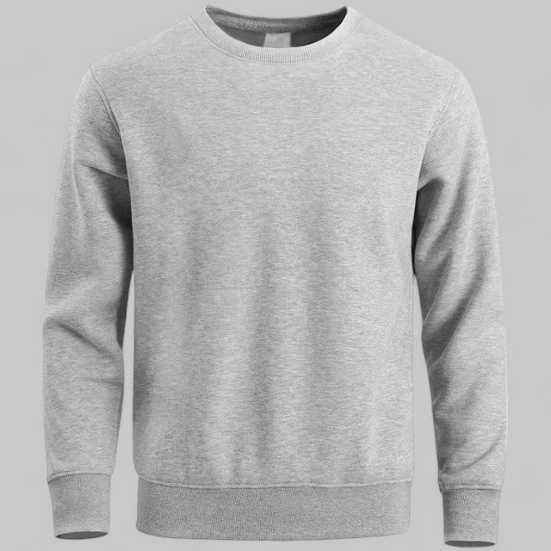 Herren Rundhalsausschnitt Sweatshirt | Langarm