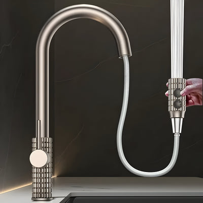 QuintaFlow - Hoher Bogen Metall Küchenarmatur