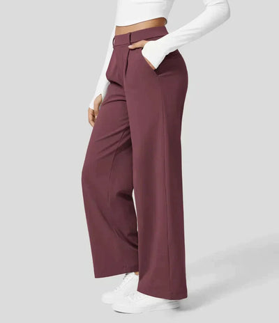 Palazzo Hose für Damen - Elegant Hohe Taillen Marlenehose