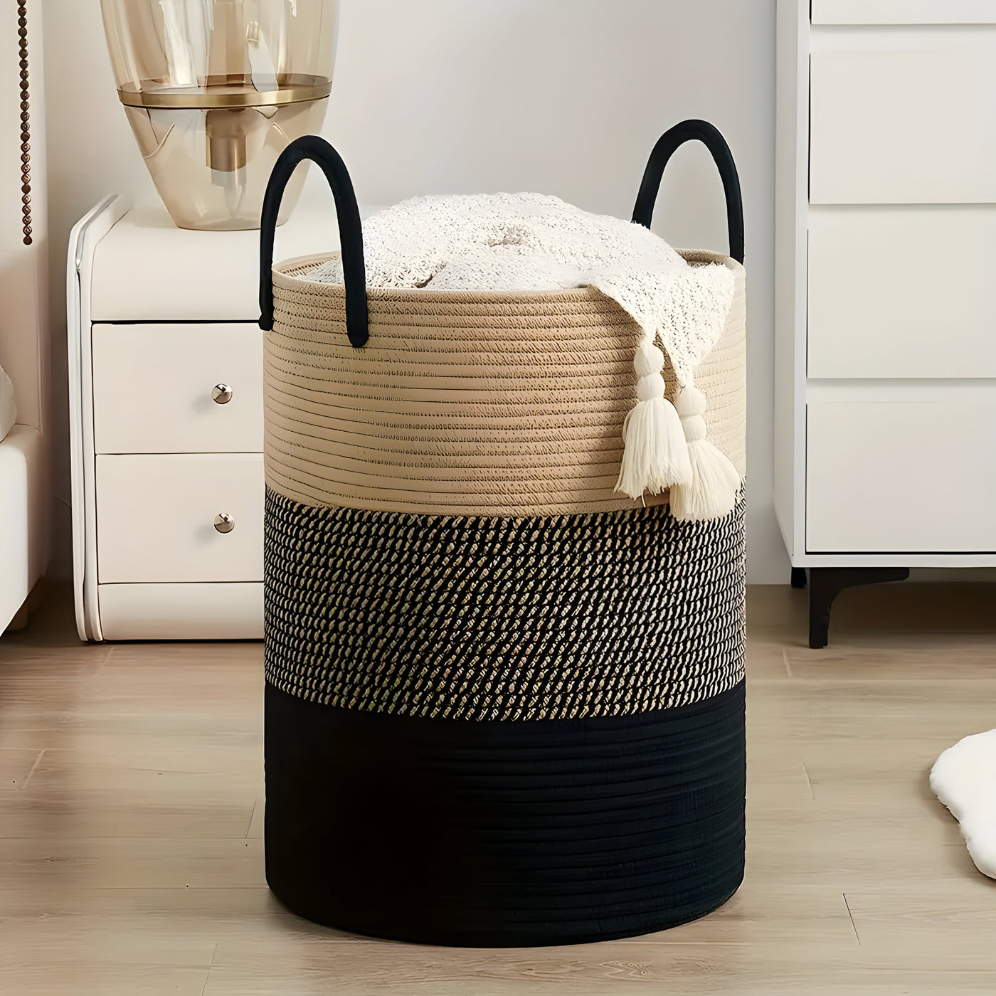 BasketNest - Faltbarer gewebter Aufbewahrungskorb