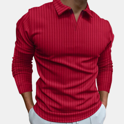 Langarm-Poloshirt für Herren