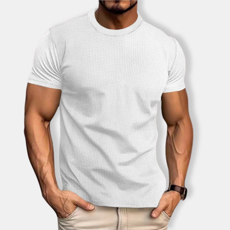 Herren Rundhalsausschnitt T-Shirt  | Lässig