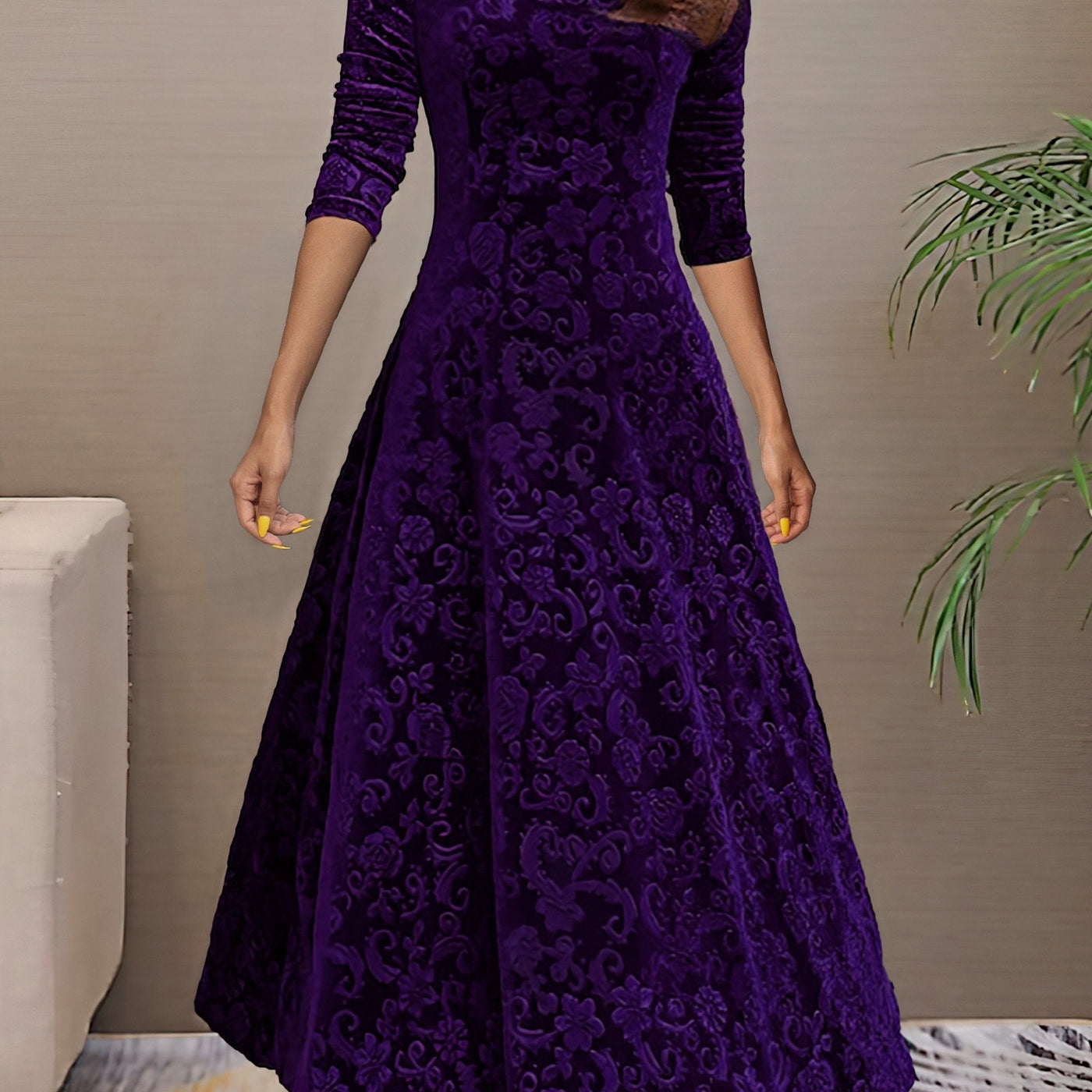 Elegantes Langarmkleid für Damen