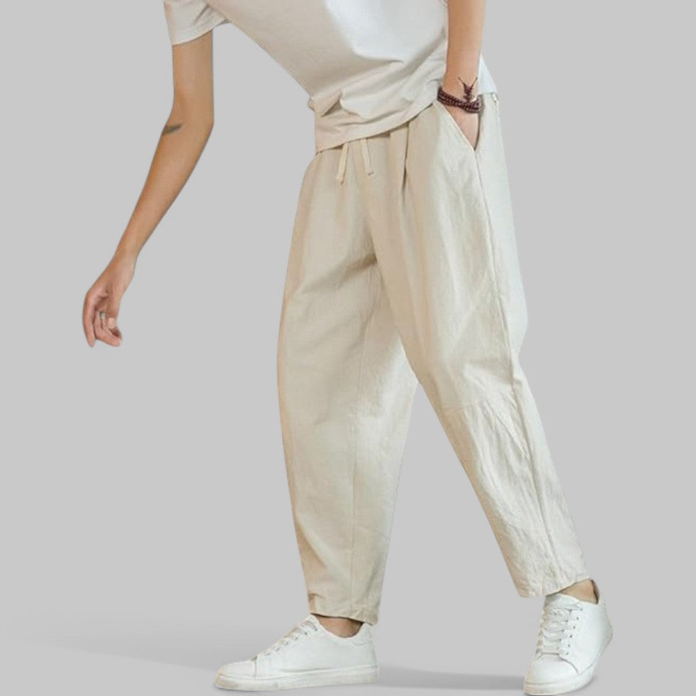 Robert | Bequeme und stilvolle Freizeithose aus Baumwolle
