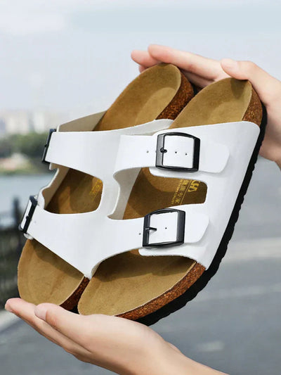 Fisher - Bequeme Damen-Sandalen mit zwei Riemen