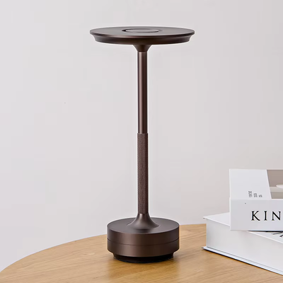Bianca Lichtzauber | Elegante, kabellose Aluminium Tischlampe mit Dimmfunktion und 3 Lichtmodi