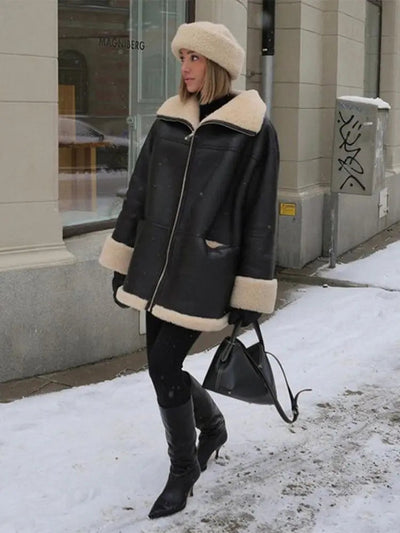 Lizzy | Elegante Oversized Jacke für Damen Winter