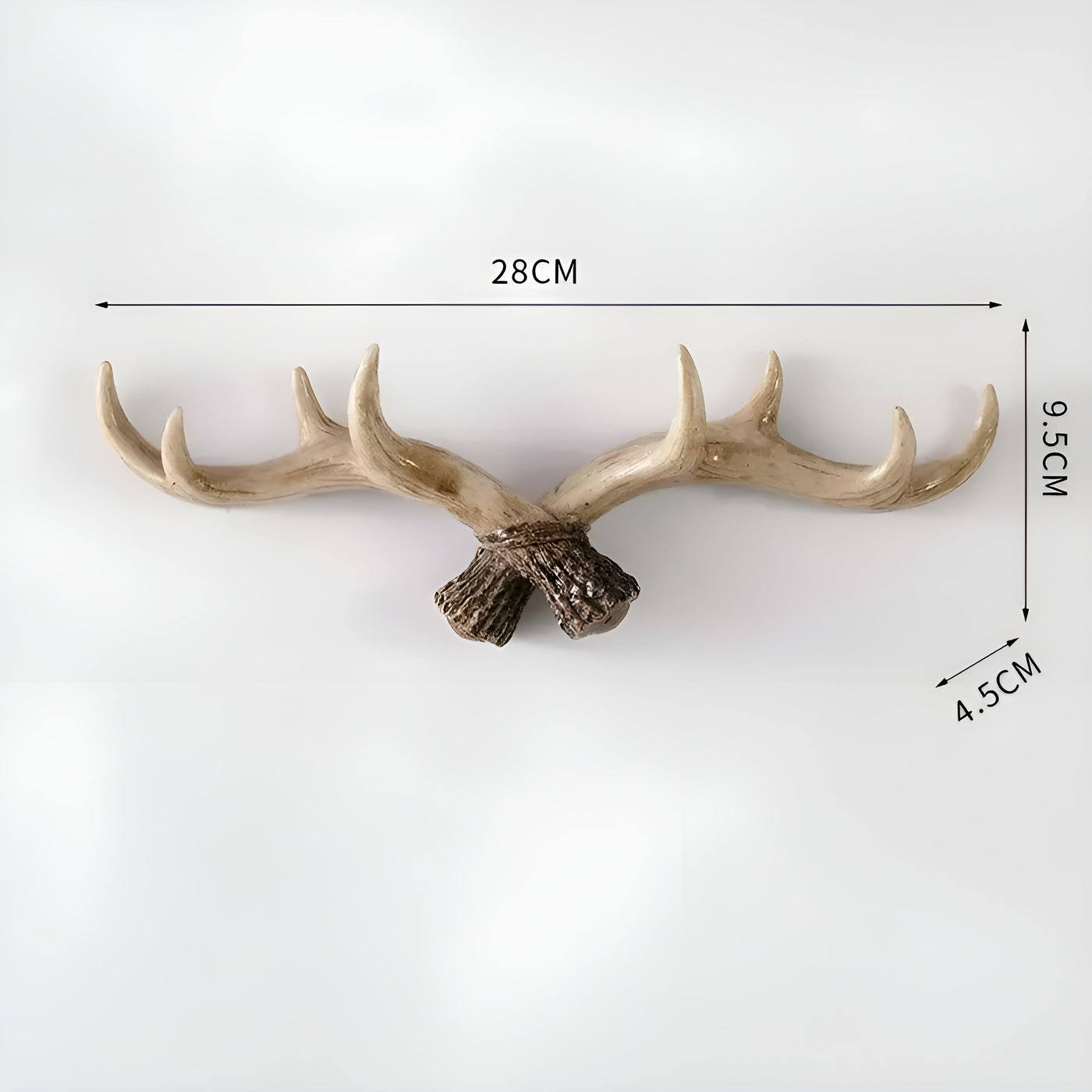 Geweih-Wandhaken – Retro-Design für Mäntel und Jacken | Dekorativer Garderobenhaken