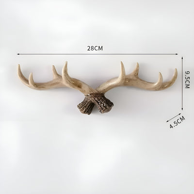 Geweih-Wandhaken – Retro-Design für Mäntel und Jacken | Dekorativer Garderobenhaken