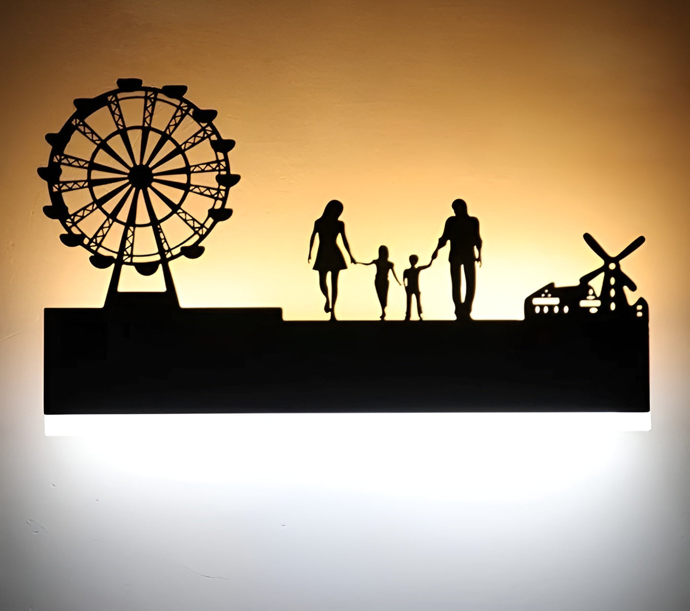 LED Wandleuchte In Schwarz –  Dekorativ Und Modern | Für Den Wohnbereich