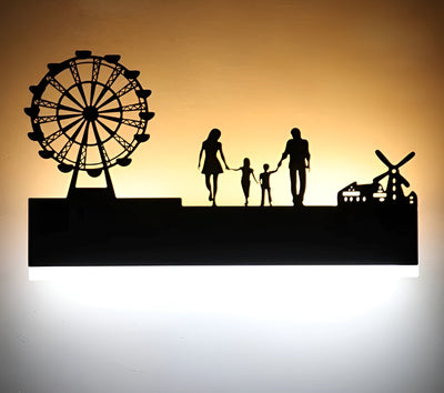 LED Wandleuchte In Schwarz –  Dekorativ Und Modern | Für Den Wohnbereich