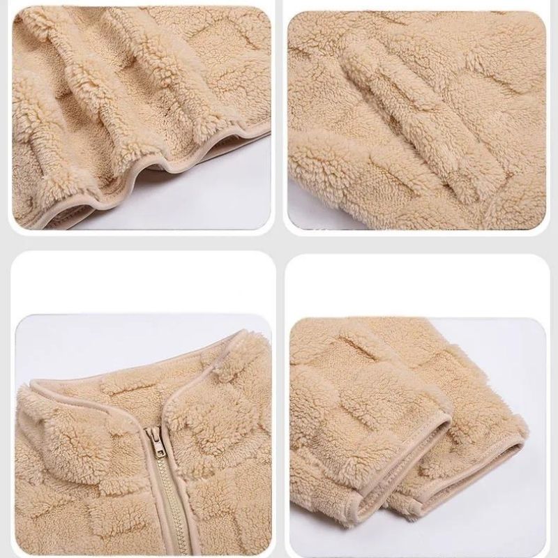 Ayleen - superweiche kurze fleecejacke