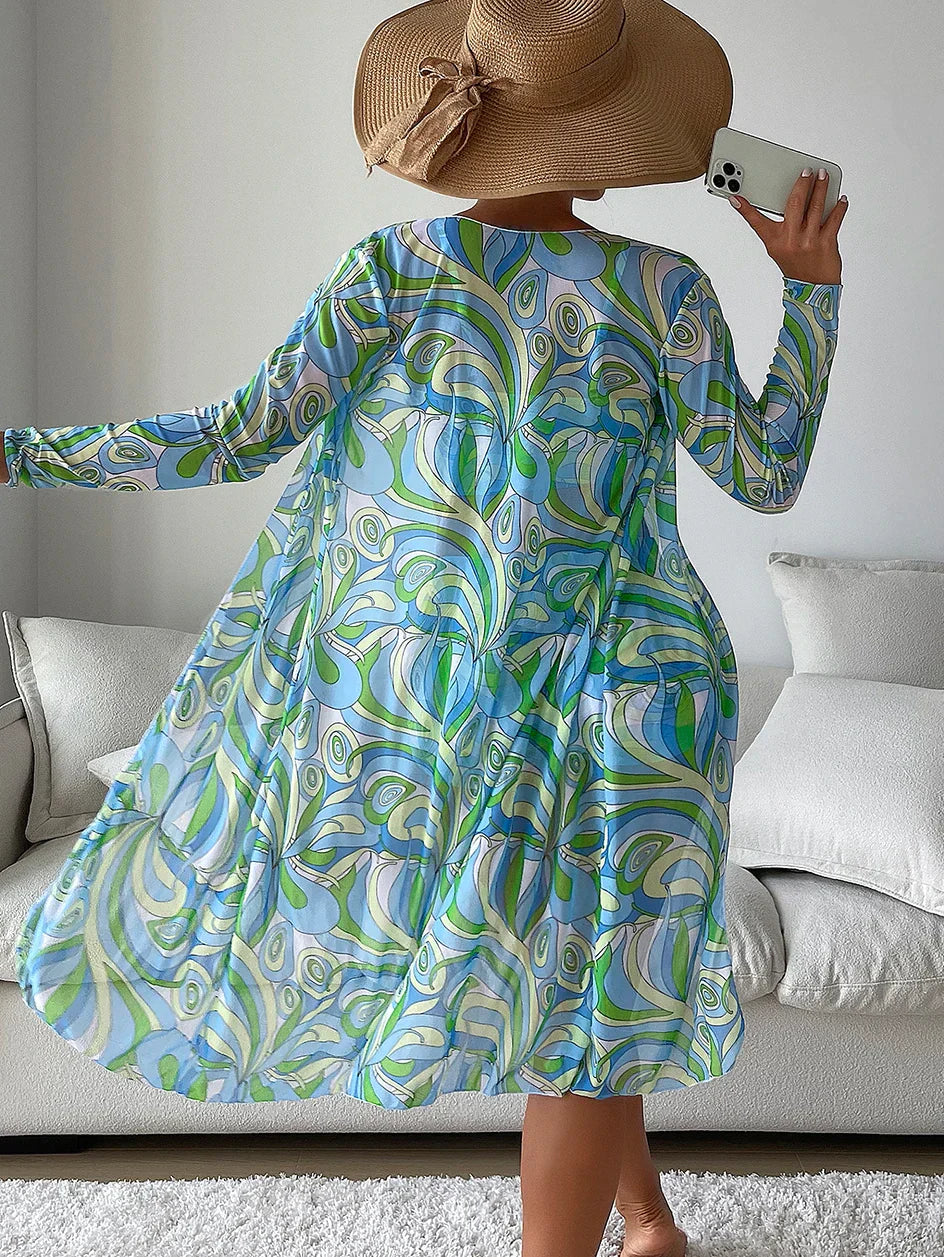 Bikini für Damen - Bikini mit hohem Bund und drei Teilen