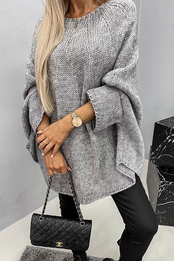 Heidi-Mode | Lässiger Oversized Strickpullover