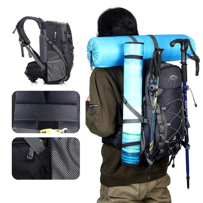 AbenteuerPro Rucksack | Wasserdichtes, ergonomisches Design für Trekking