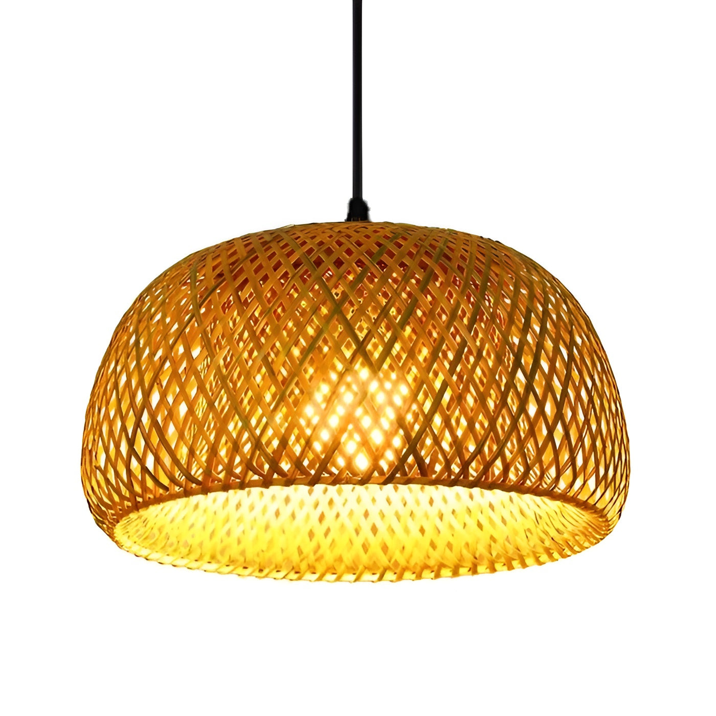 Rattan-Hängelampe – Stilvolle Bambusleuchte für Esszimmer & Wohnzimmer