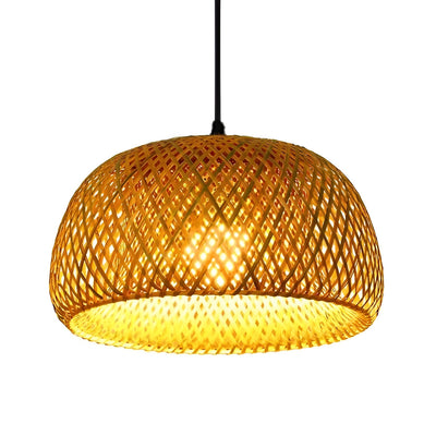 Rattan-Hängelampe – Stilvolle Bambusleuchte für Esszimmer & Wohnzimmer