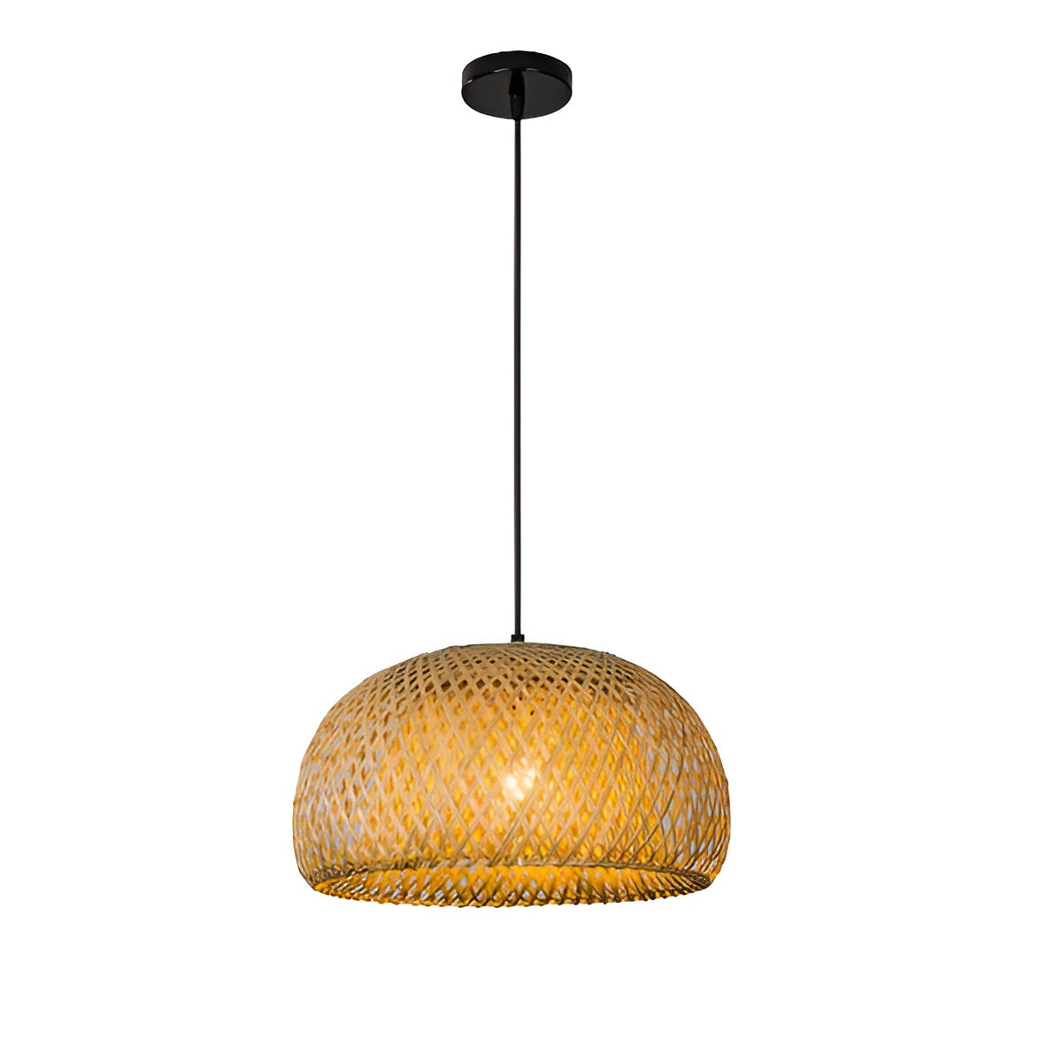 Rattan-Hängelampe – Stilvolle Bambusleuchte für Esszimmer & Wohnzimmer