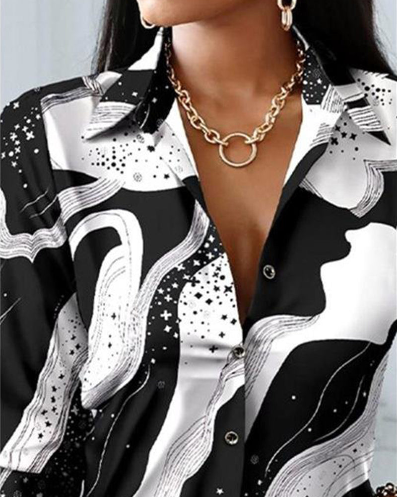 Bella | Lässige elegante Langarmbluse aus Baumwolle