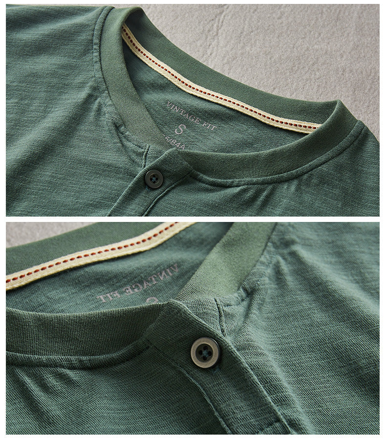 Hiro Langarmhemd aus reiner, atmungsaktiver Baumwolle