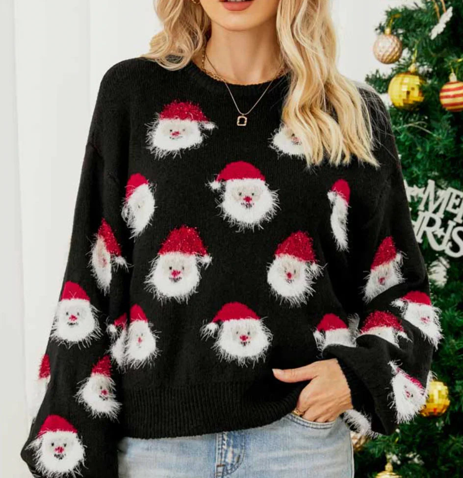 Elfie | Bequemer Santa Pullover für festliche Freude