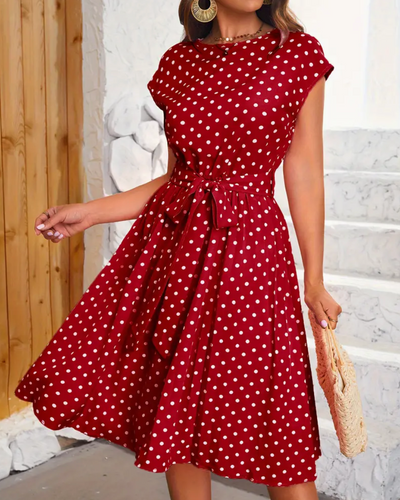 Retro chic  - schönes vintage polka kleid für den frühling/sommer