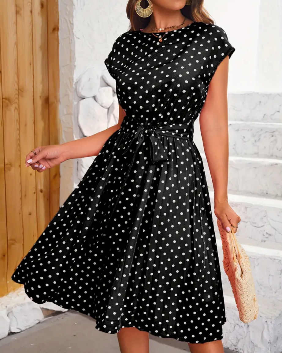 Retro chic  - schönes vintage polka kleid für den frühling/sommer