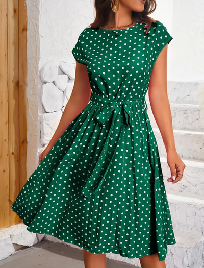 Retro chic  - schönes vintage polka kleid für den frühling/sommer