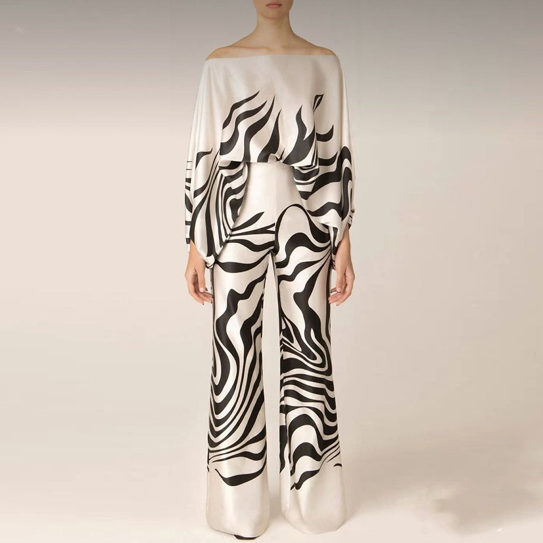 Heidi-Mode | Stilvolle Satin-Set Für Damen