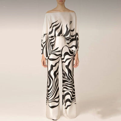 Heidi-Mode | Stilvolle Satin-Set Für Damen