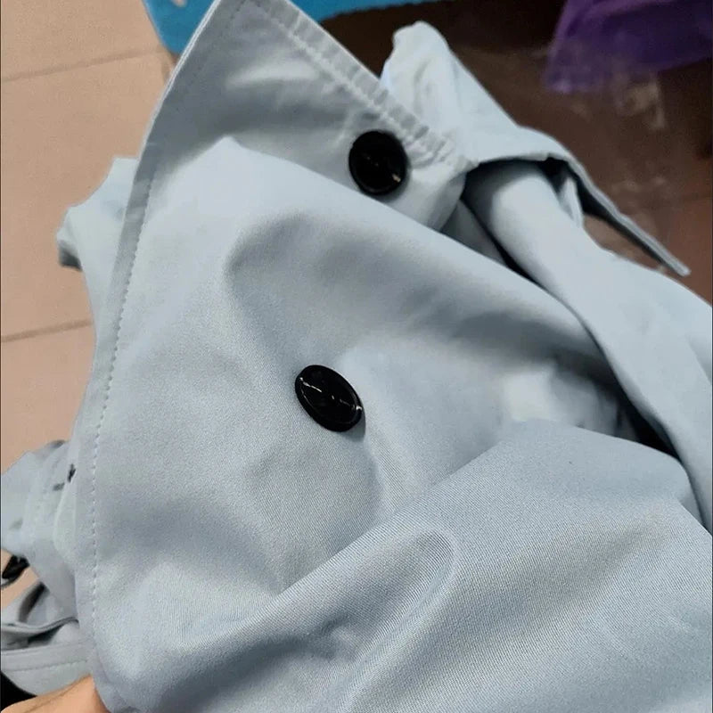 Heidi-Mode | Trendy doppelreihiger Trenchcoat