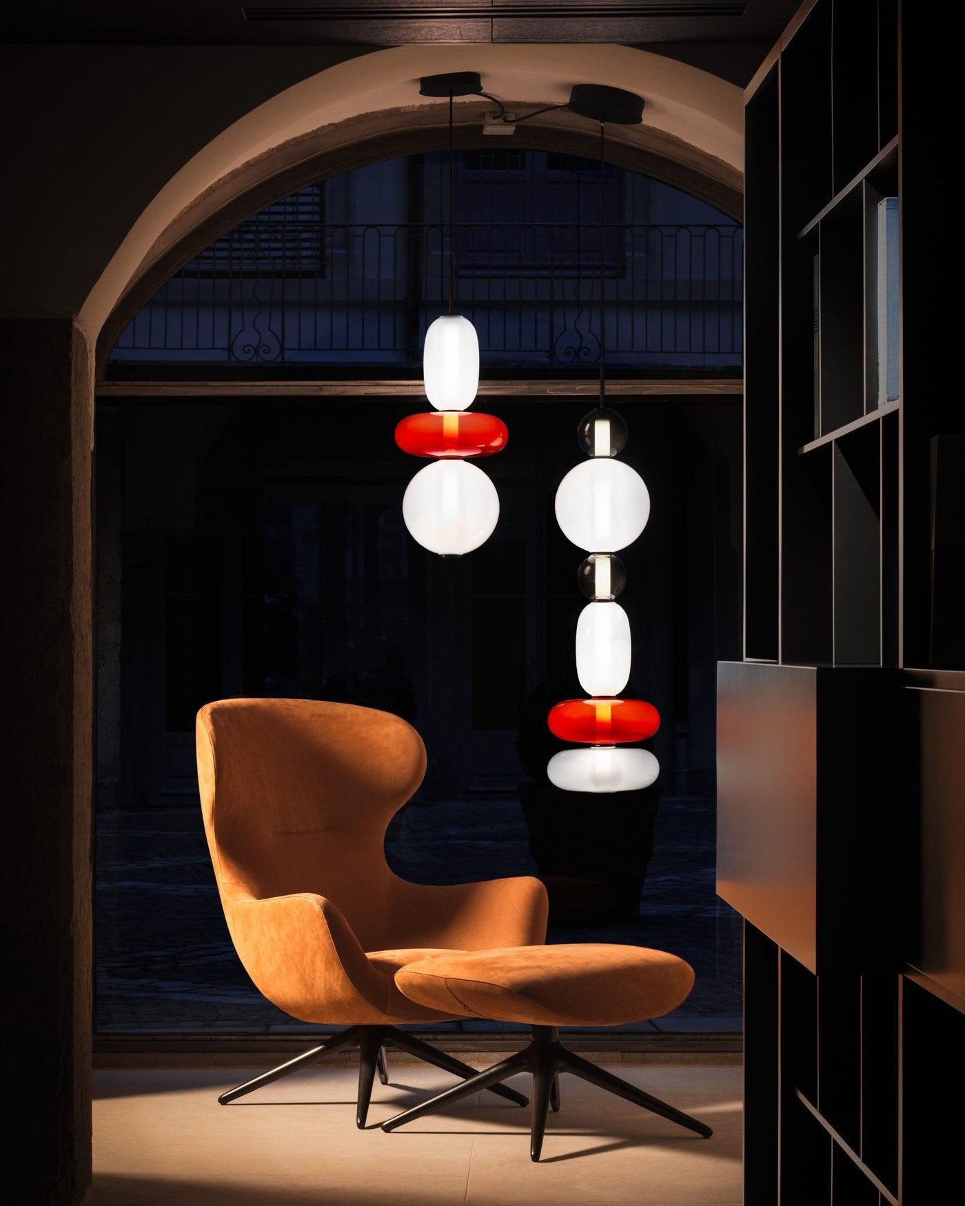 LumiSphere Light - Modern Colored Glass LED Pendant Light