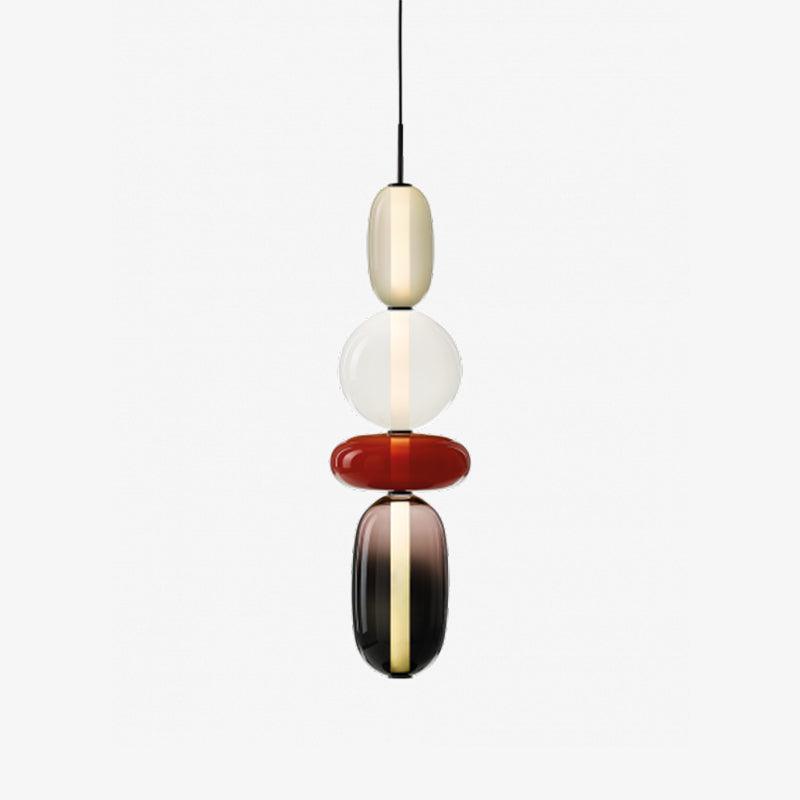LumiSphere Light - Modern Colored Glass LED Pendant Light