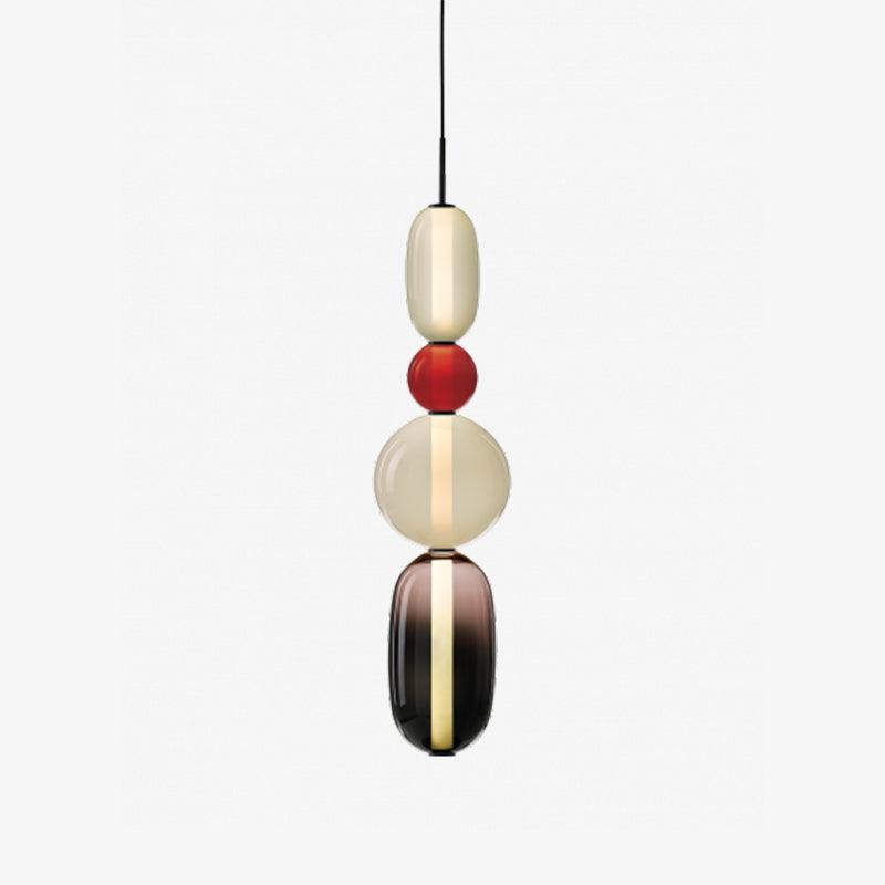 LumiSphere Light - Modern Colored Glass LED Pendant Light