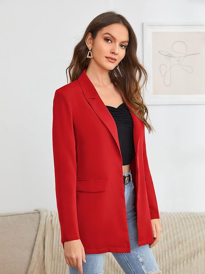 Blazer für Damen – Eleganter langer Blazer für den Sommer