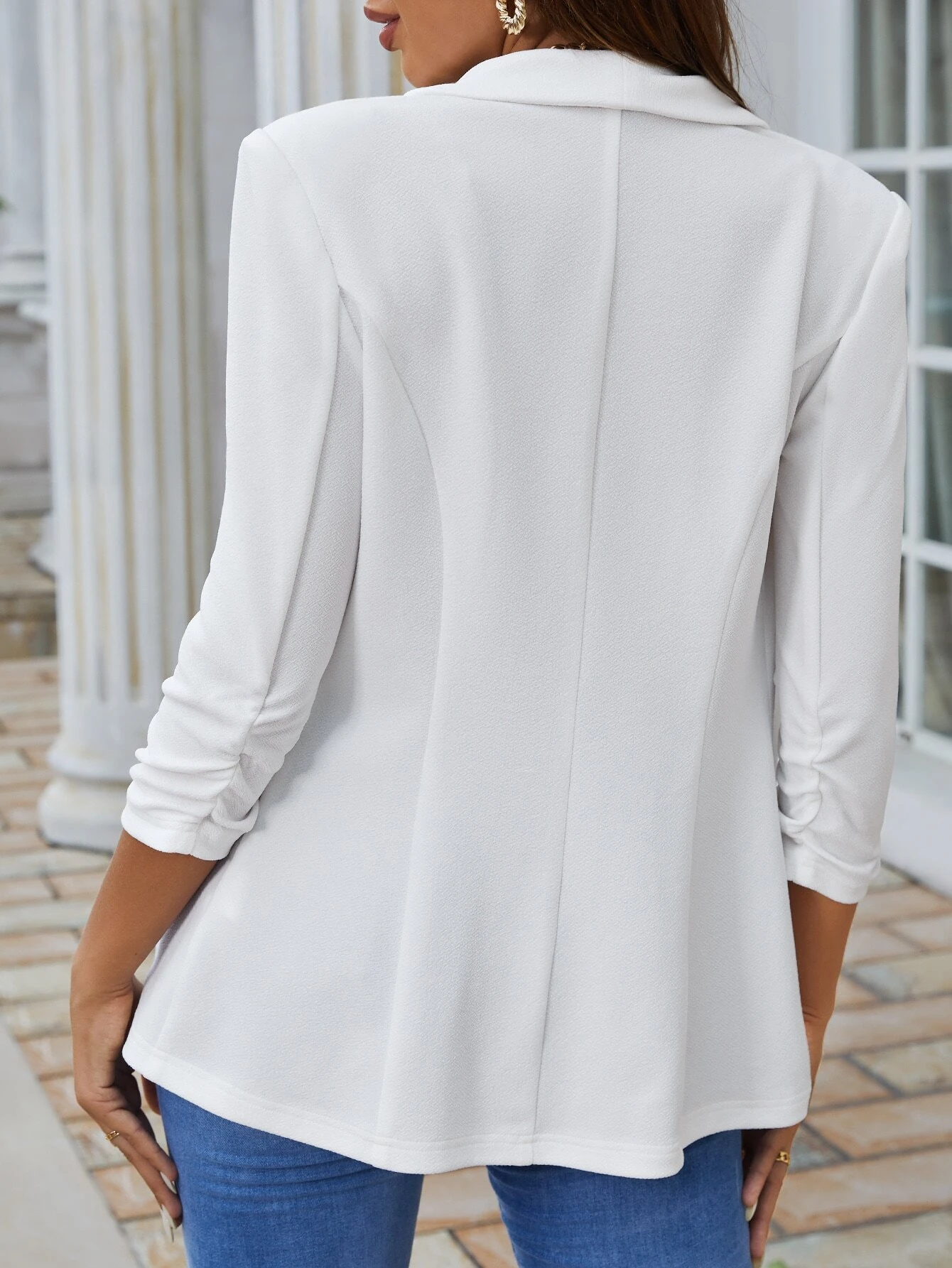 Blazer für Damen – Eleganter langer Blazer für den Sommer